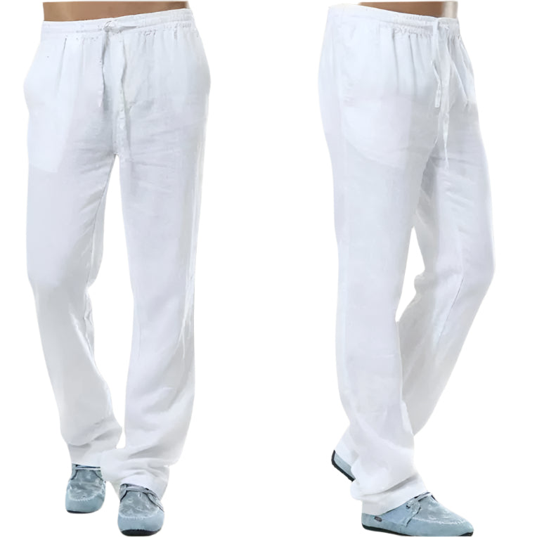 Linnenbyxor Sorrento för män - Lätt och elegant stil