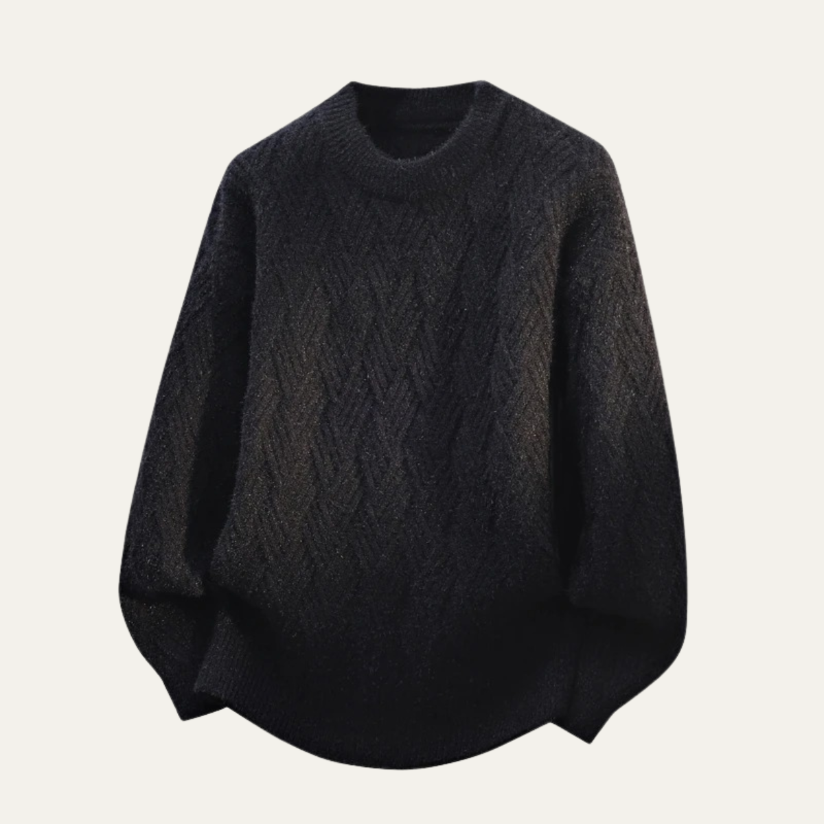 The La Maddalena - Herr Varm Vintersweater med Rund Hals