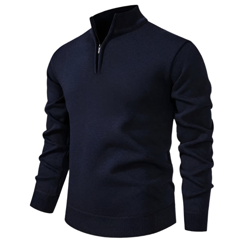 Warwick herrpullover med polokrage – Bekvämlighet och elegans garanterad