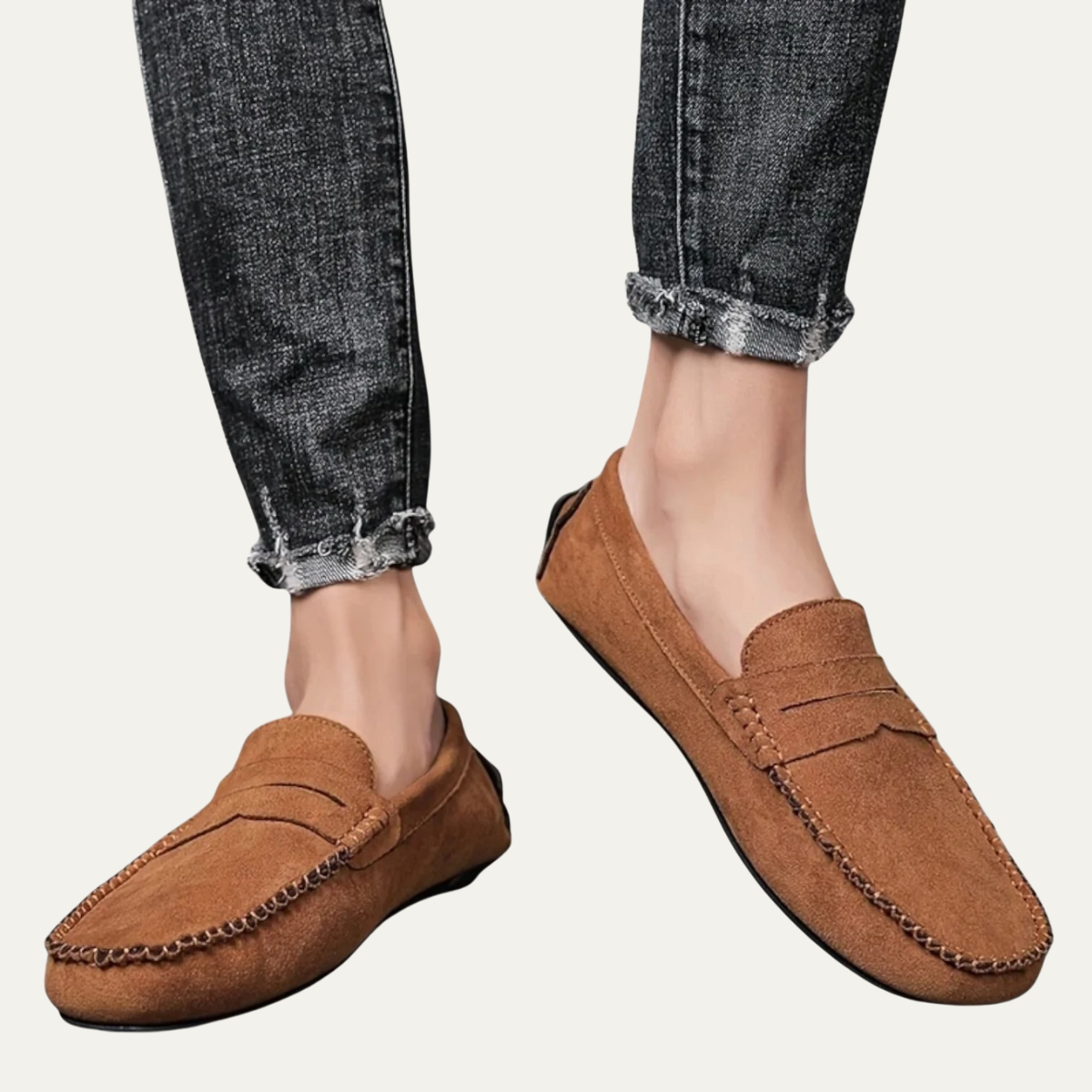 The Marostica - Herr Suede Klassiska Mokasiner Slip On Loafers