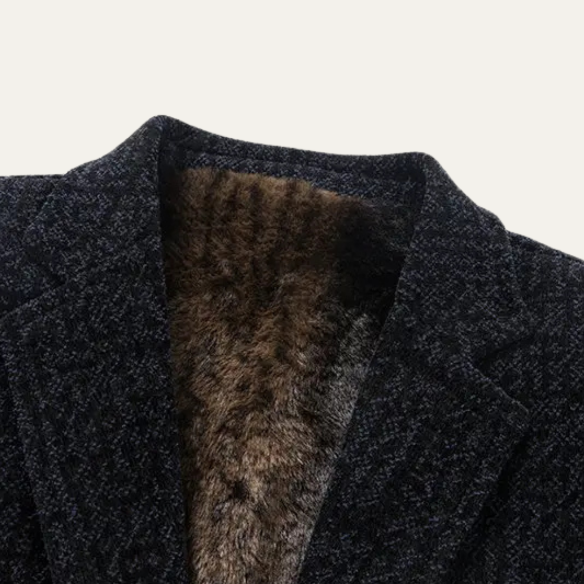The Portwell - Herrernas Affärs Chenille Varm Foder Blazer