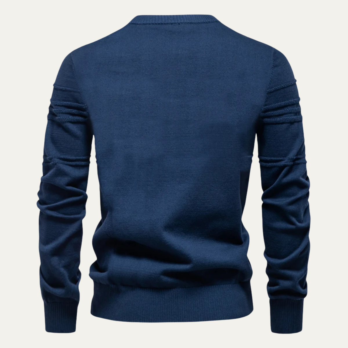 Windsor-rundkrage polotröja för män – Elegant komfort och modern stil