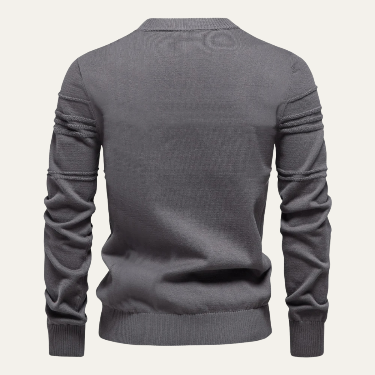 Windsor-rundkrage polotröja för män – Elegant komfort och modern stil