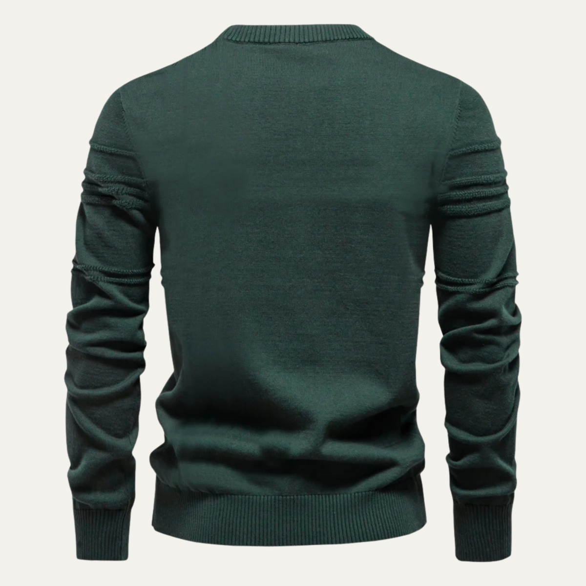 Windsor-rundkrage polotröja för män – Elegant komfort och modern stil