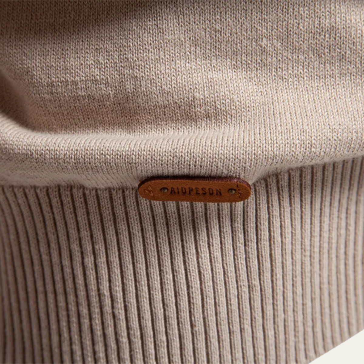 Windsor-rundkrage polotröja för män – Elegant komfort och modern stil