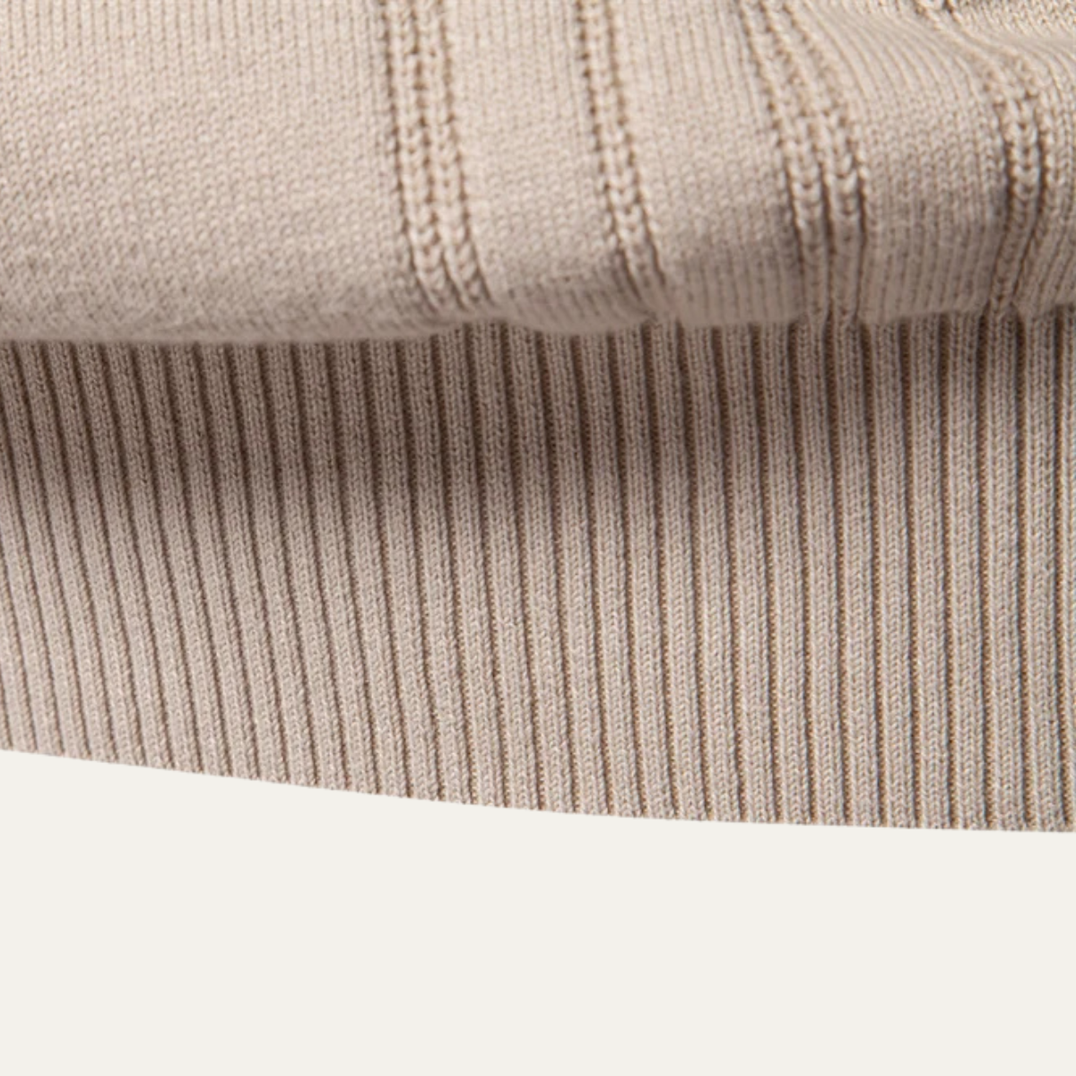 Windsor-rundkrage polotröja för män – Elegant komfort och modern stil