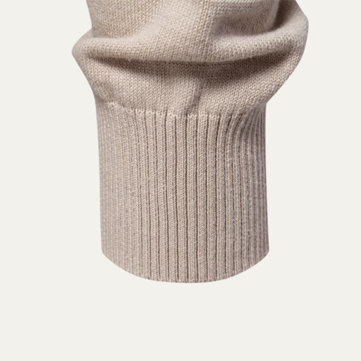 Windsor-rundkrage polotröja för män – Elegant komfort och modern stil