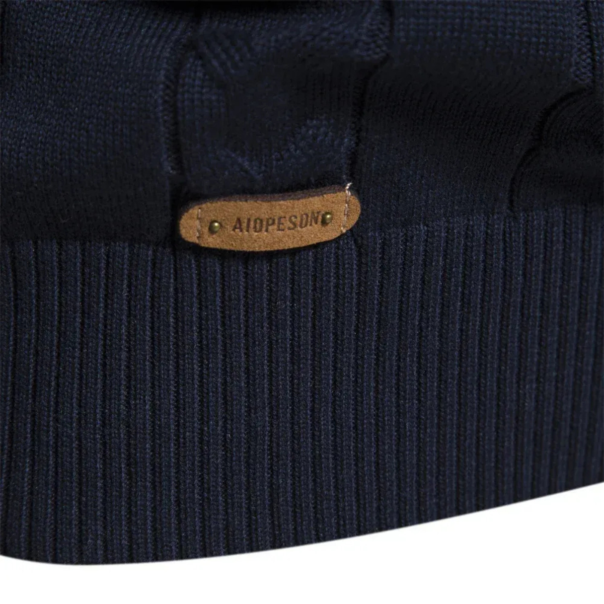 Chandelle för herrar Chatsworth halvdragning i bomull med Fair Isle-mönster för en sofistikerad och bekväm stil