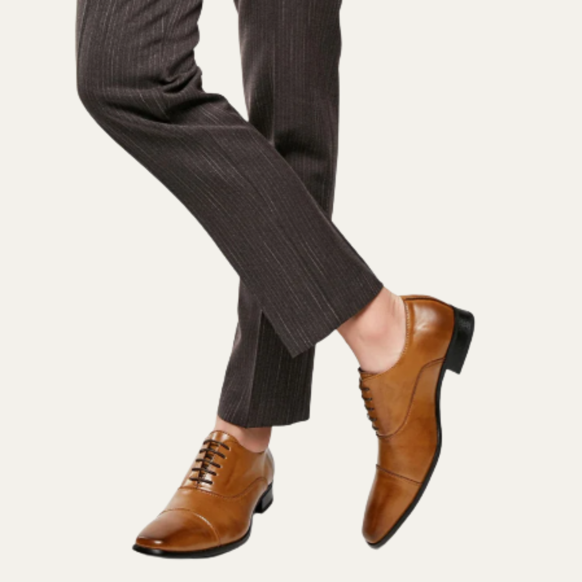 The Albright - Herr Polerade Formella Laceskor i Läder