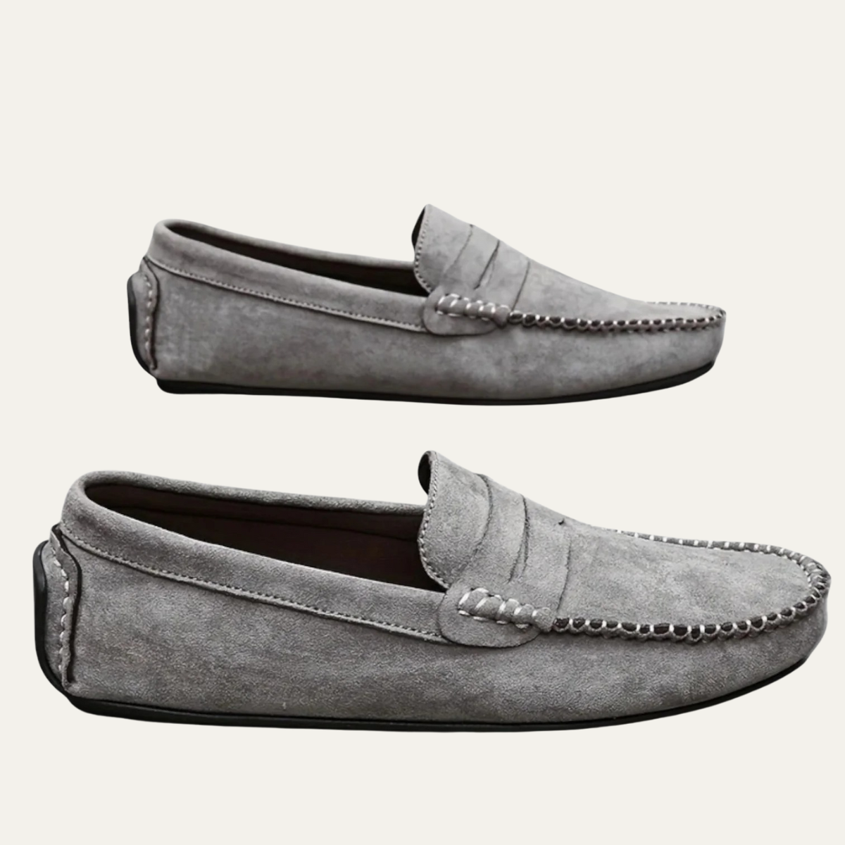 The Marostica - Herr Suede Klassiska Mokasiner Slip On Loafers