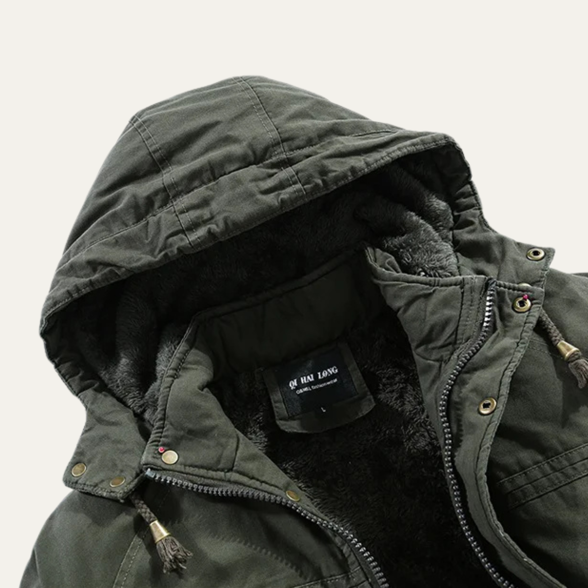 The Westbrook - Herr Casual Huvjacka i Bomull med Varm Inre Foder