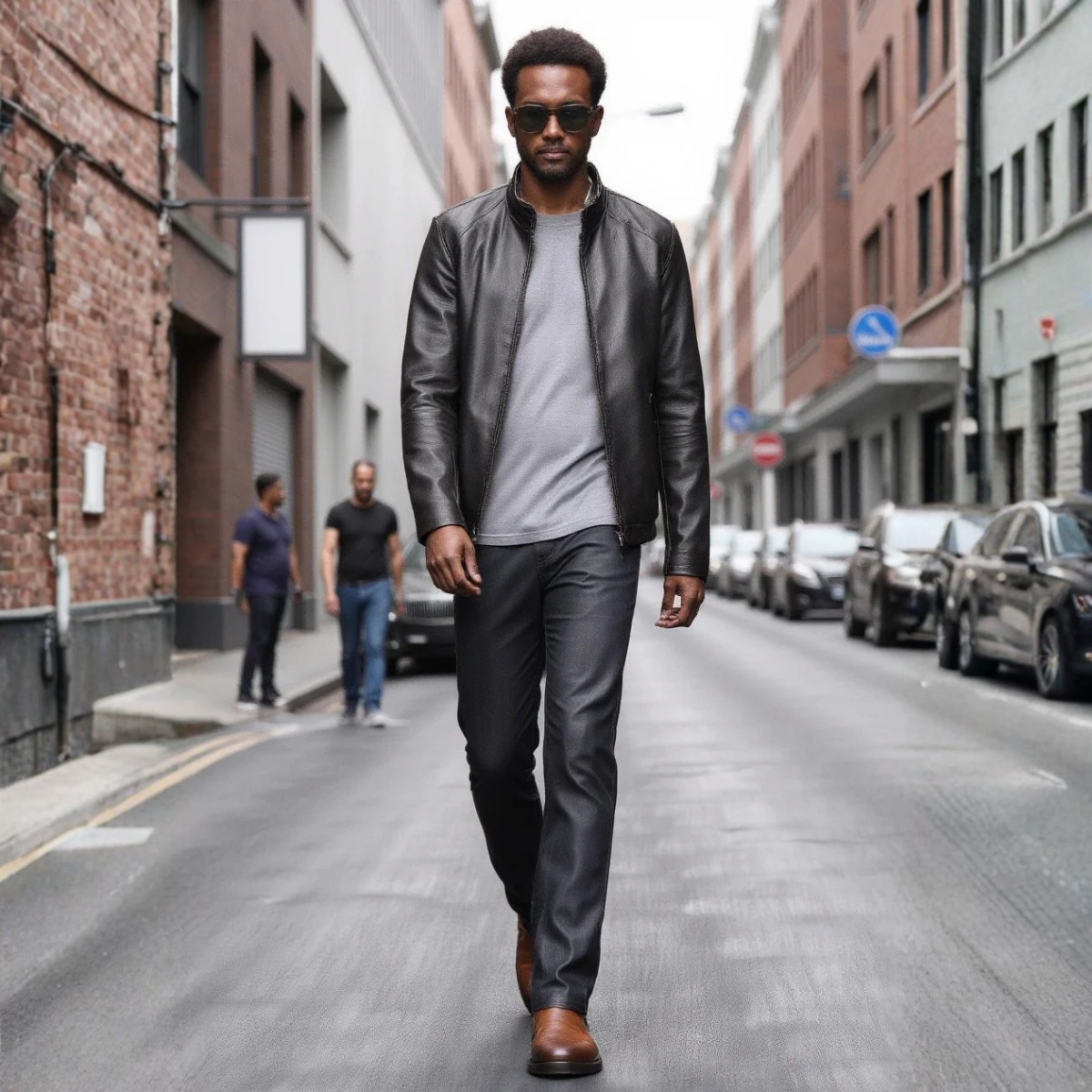 The Montalcino - Herrarnas Bruna Klassiska Läder Slip-On Chelsea Stövlar