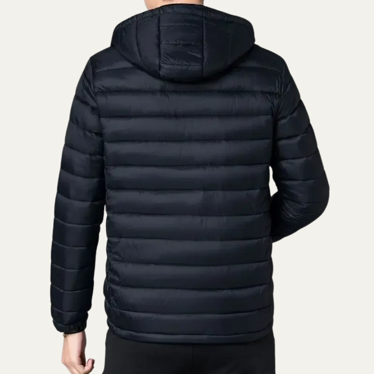 Nottingham herrens lätta hoodie-hoodie pufferjacka för stil och komfort