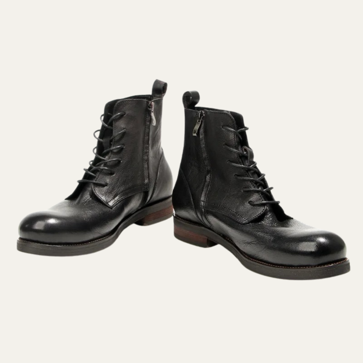 The St Davids - Herrskor i Läder Retro Casual Snörning