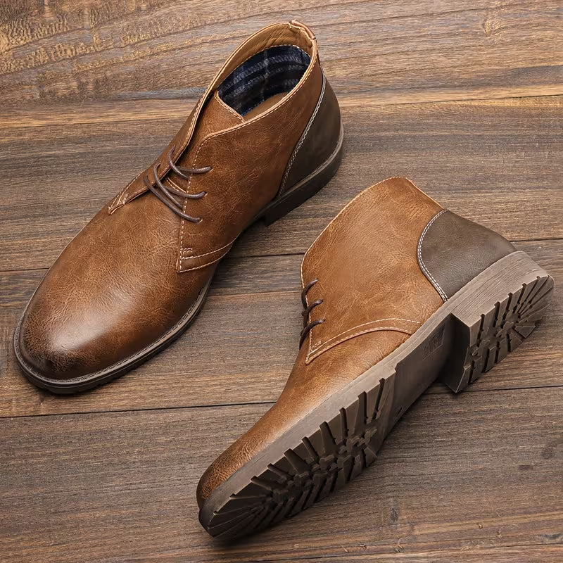 The Elderpine – Herr chukka boots i läder