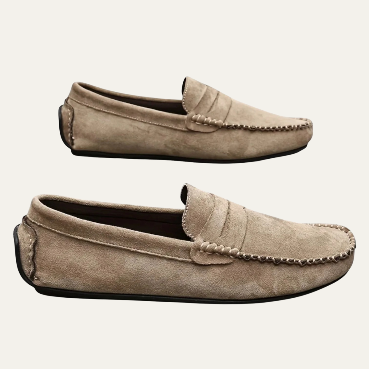 The Marostica - Herr Suede Klassiska Mokasiner Slip On Loafers