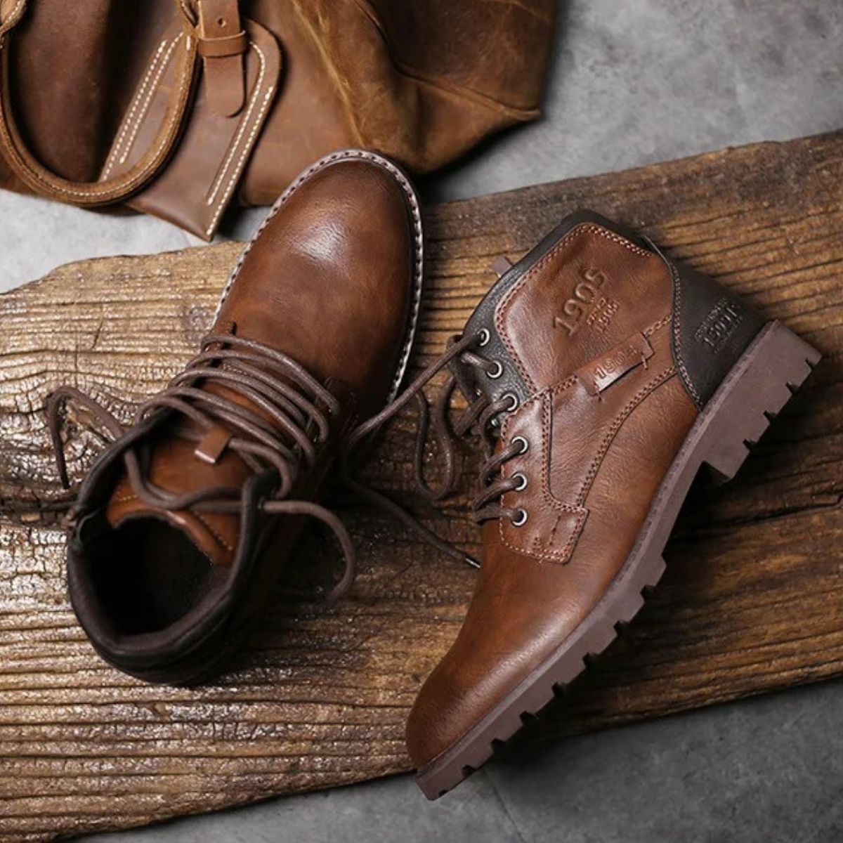 The Stanhope - Herr Vintage Hållbara Ankelskor