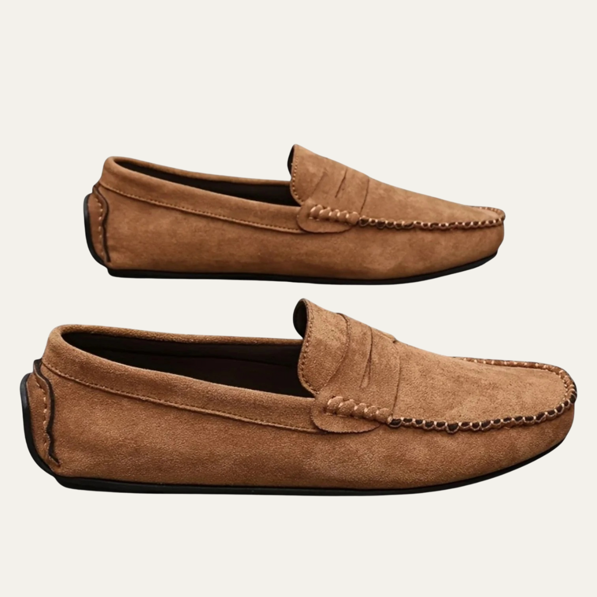 The Marostica - Herr Suede Klassiska Mokasiner Slip On Loafers