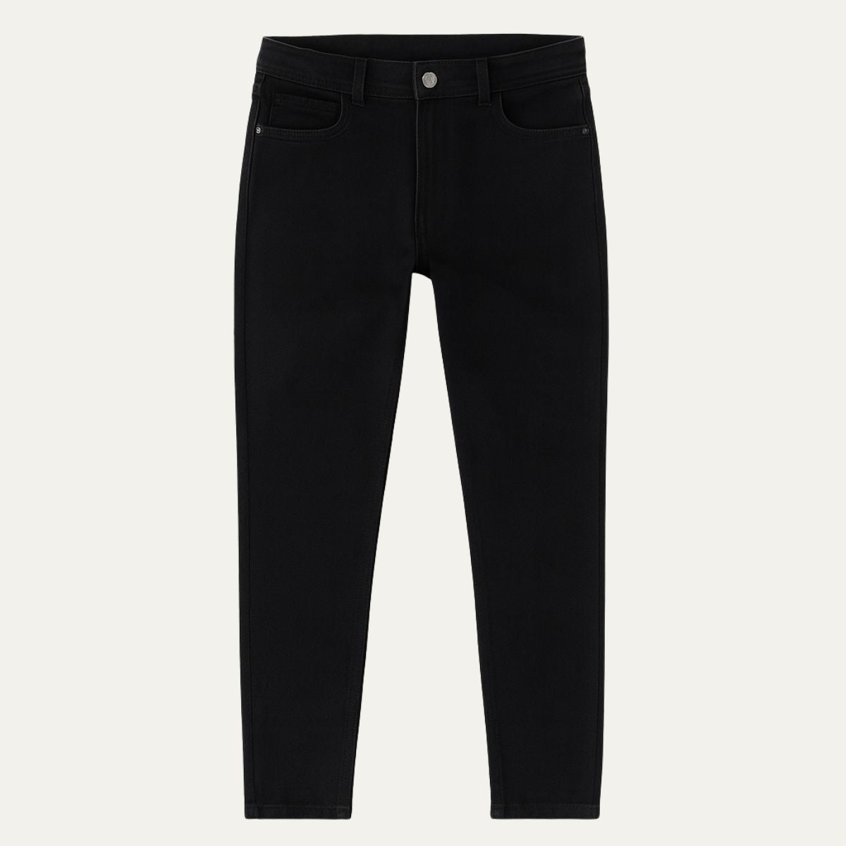 Slim fit klassiska jeans i denim Milano, garanterad elegans och komfort