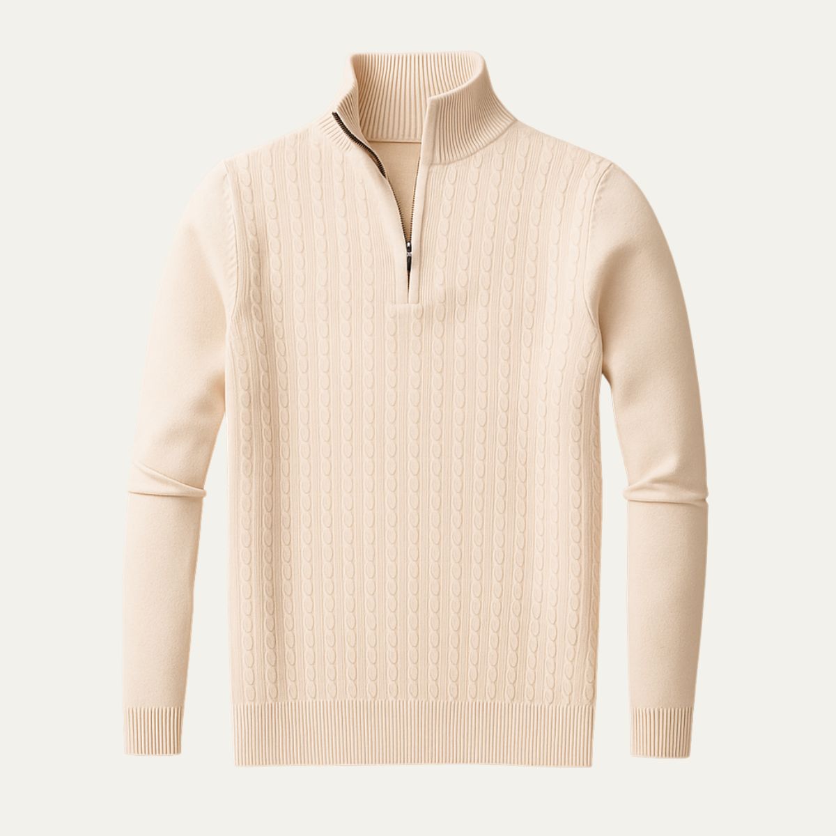 Demi-zip Pull Gstaad för en elegant look och exceptionell komfort
