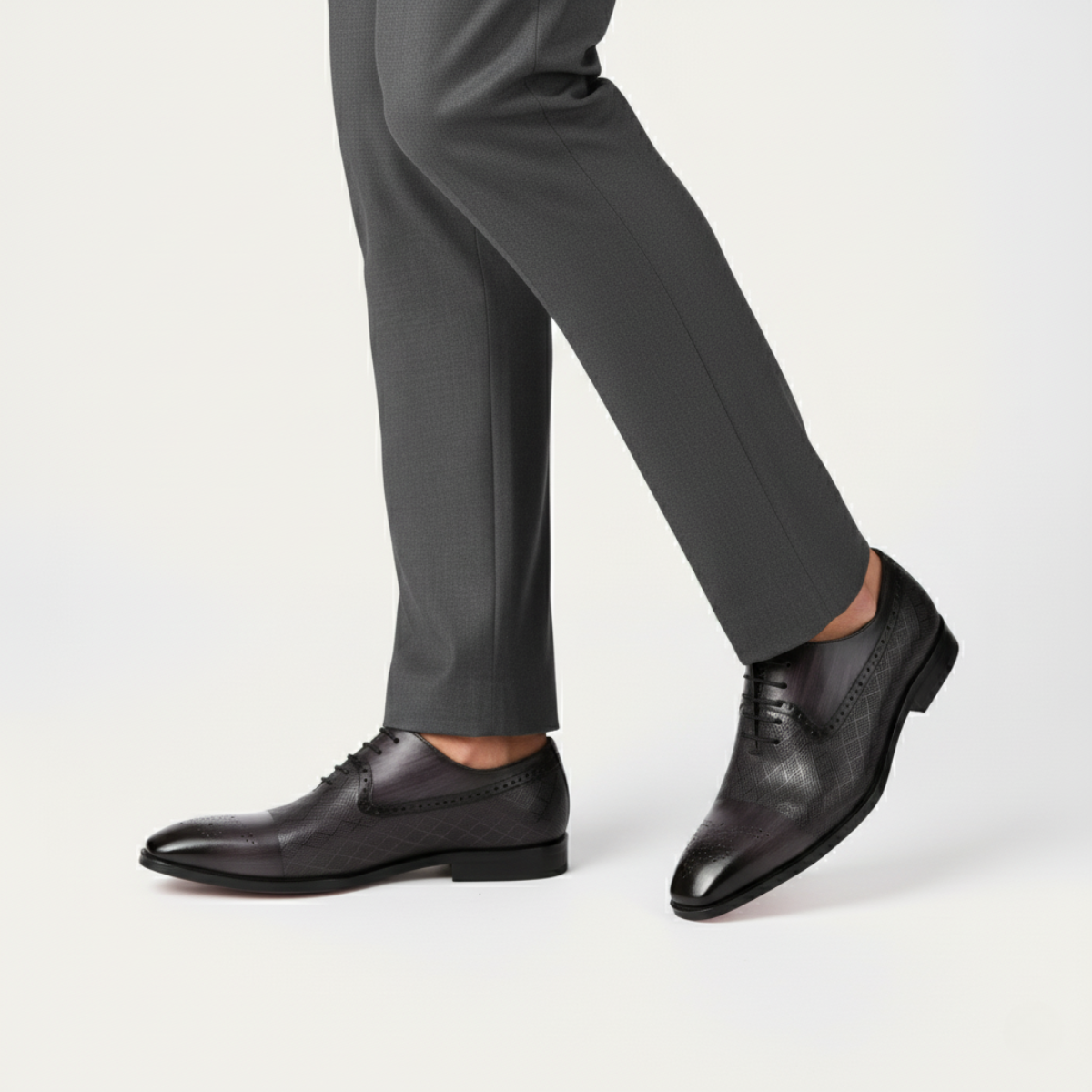 The Bolzano - Herrskor i Läder Snörad Elegant Sko