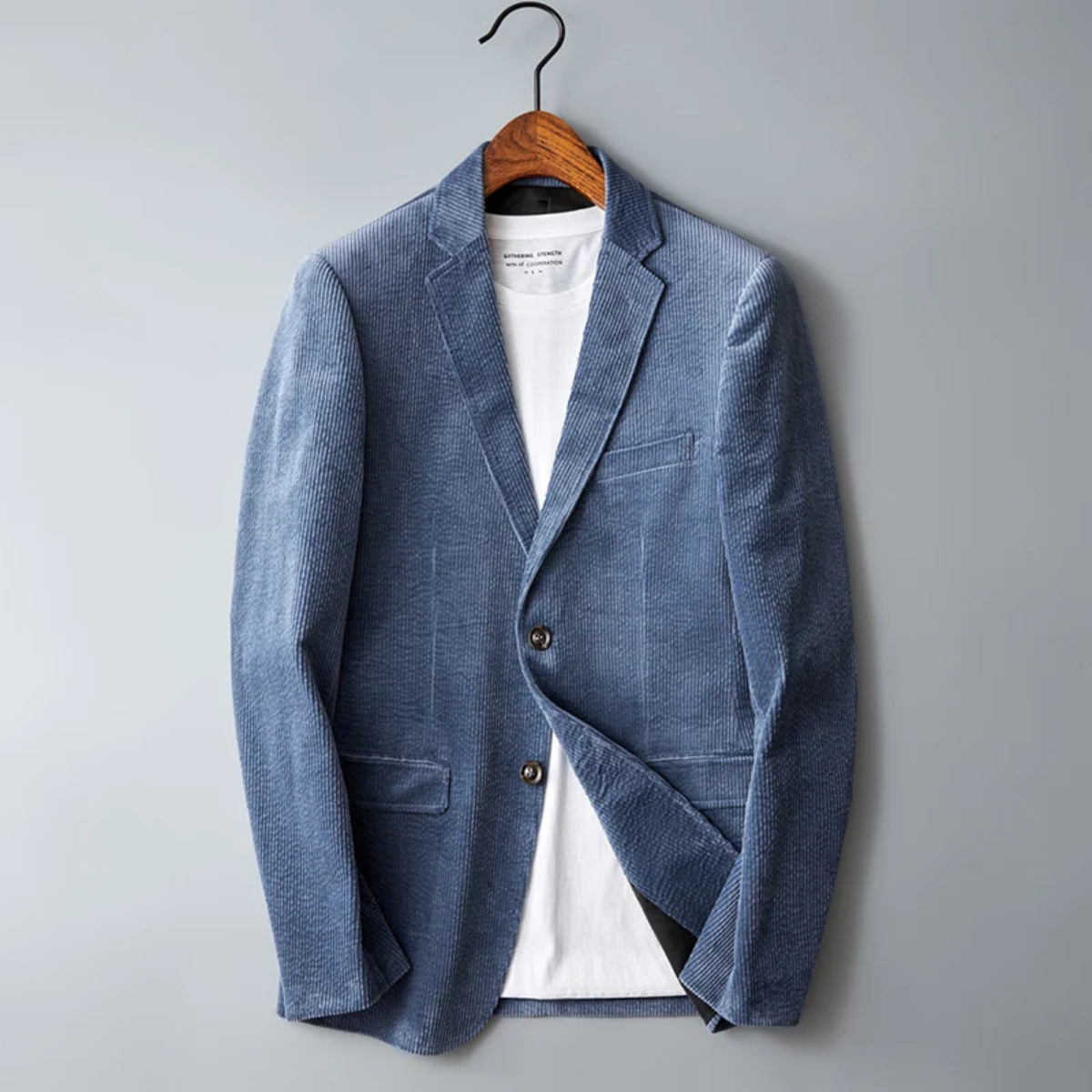 The Ellwood - Herr Casual Slim Fit Corduroy Blazer Kostymjacka