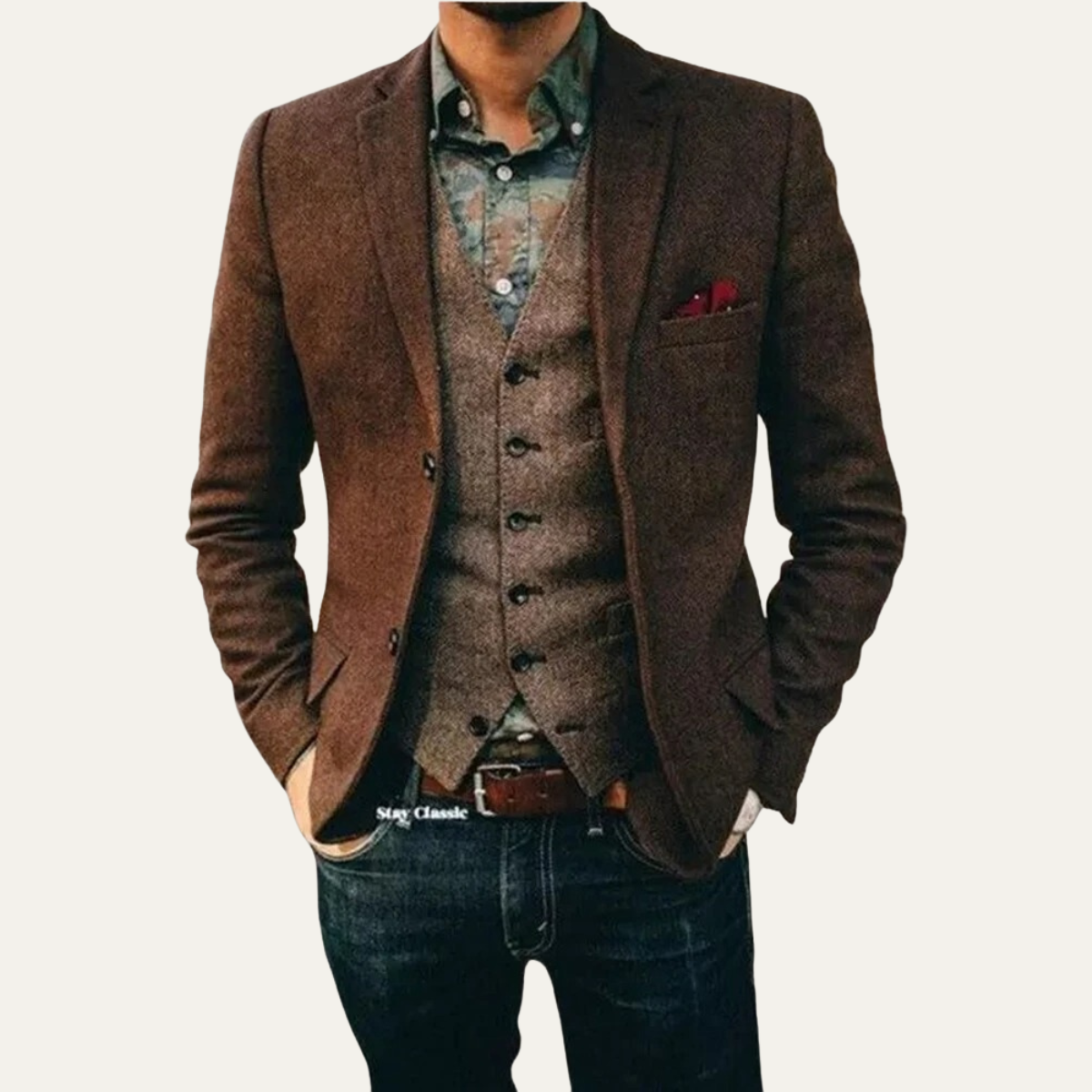 The Berwick - Herr Bruna Smart Casual Tweed Blazer Kappa