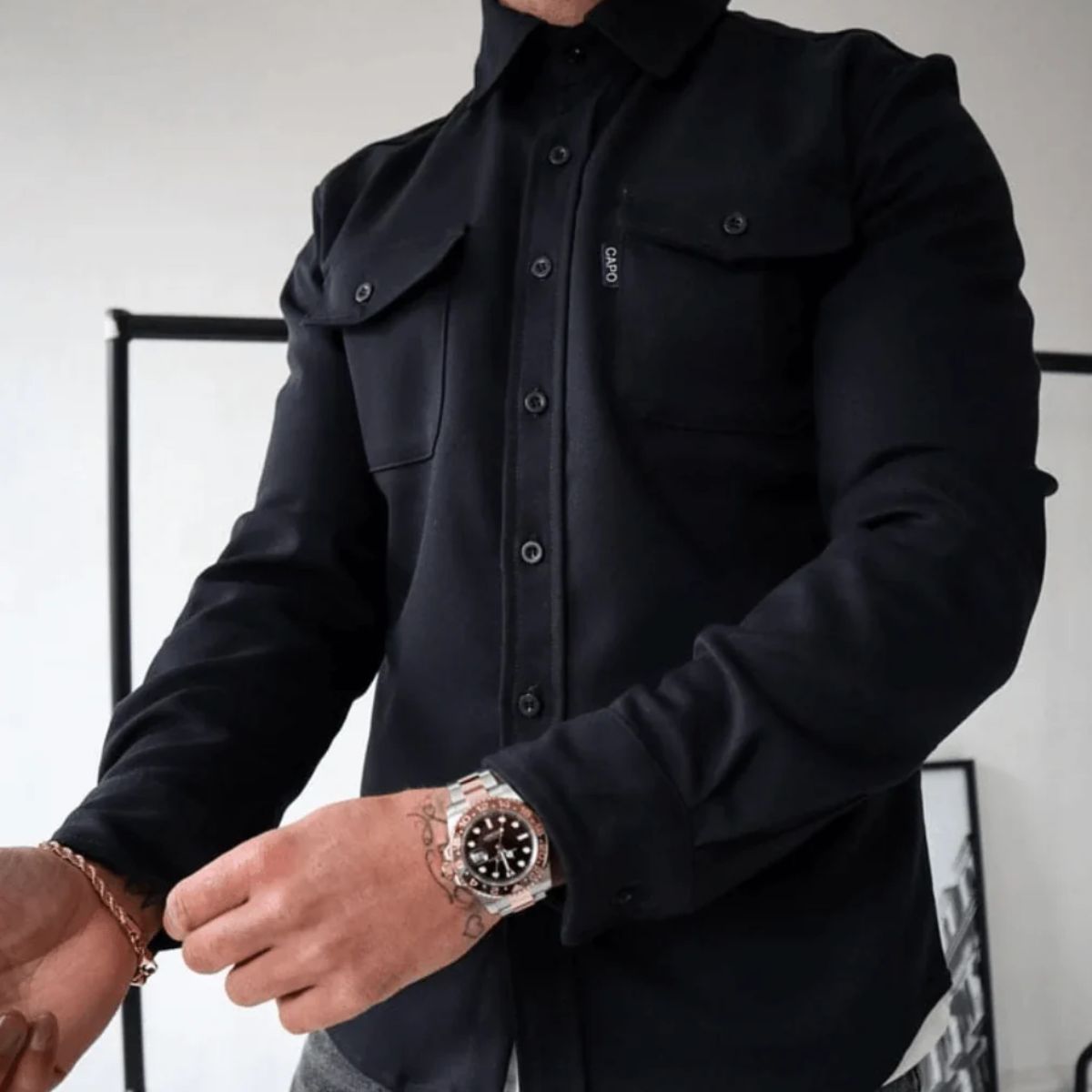 Portland Overshirt – Elegant casual skjortjacka för män