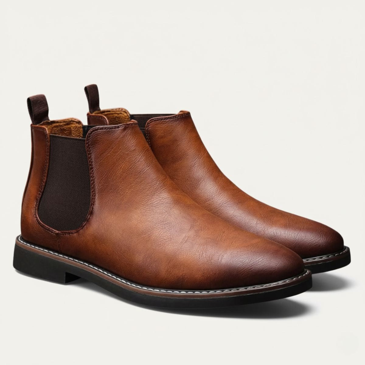 The Highlands - Herrars Hållbara Läder Chelsea Boots