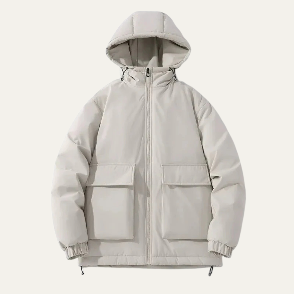 The Brentmoor - Herr Varm Vintrig Fodrad Pufferjacka med Huva