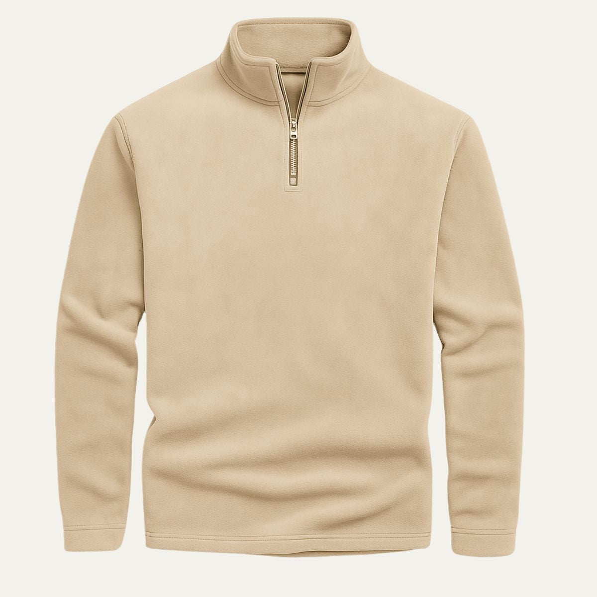 Quarter-zip herrtröja med lång ärm St. Moritz, stil och komfort i sikte