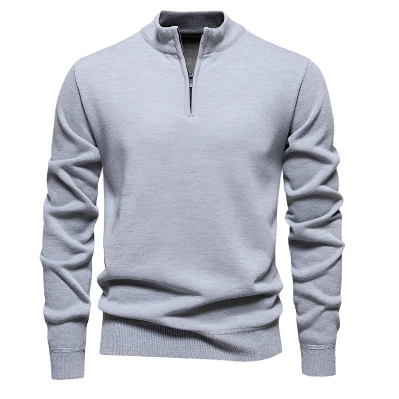 Warwick herrpullover med polokrage – Bekvämlighet och elegans garanterad