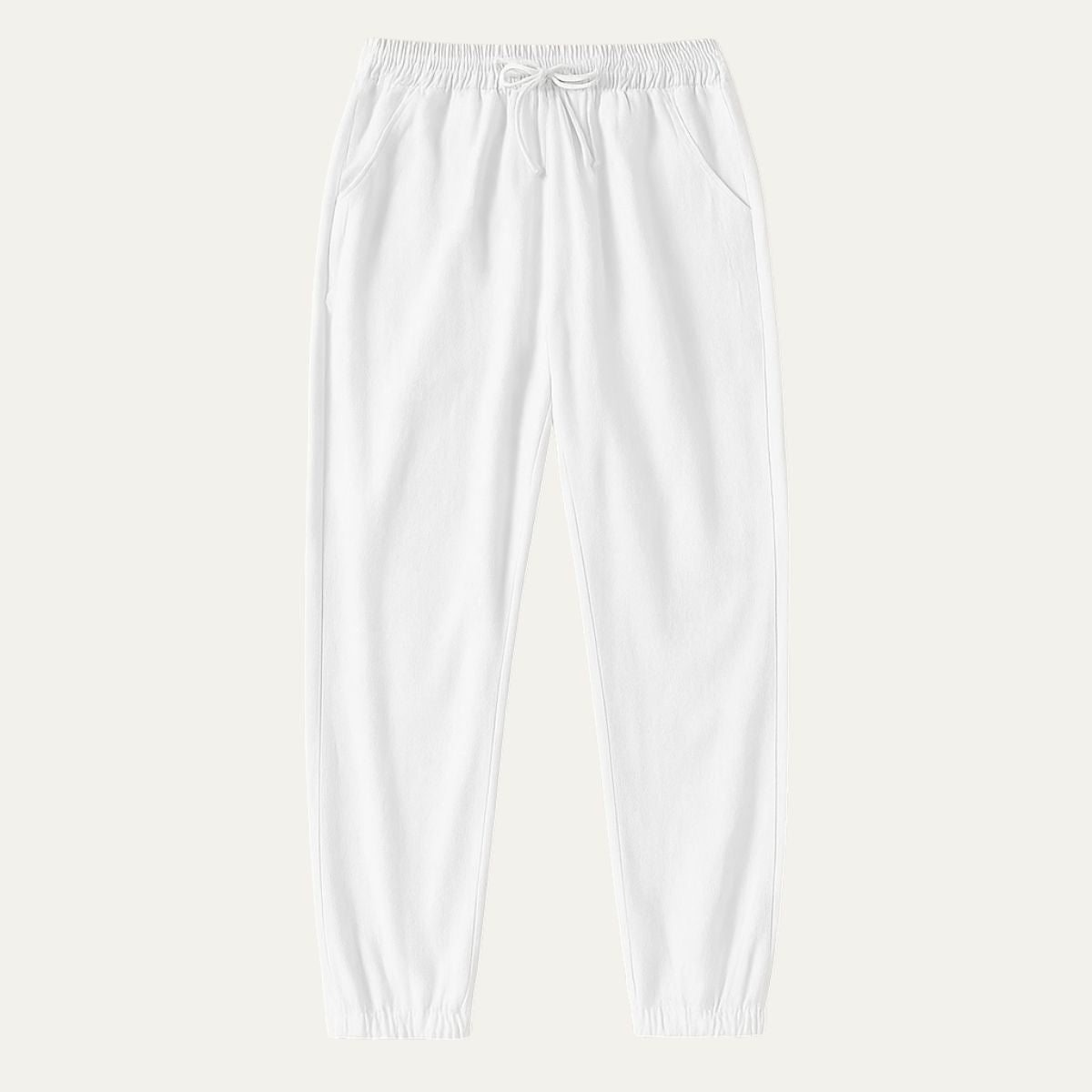 Palermo Linne-Joggers – Sommarlätta Byxor för Män
