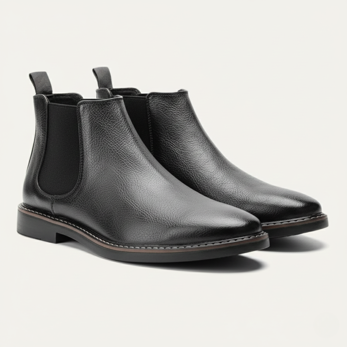 The Highlands - Herrars Hållbara Läder Chelsea Boots
