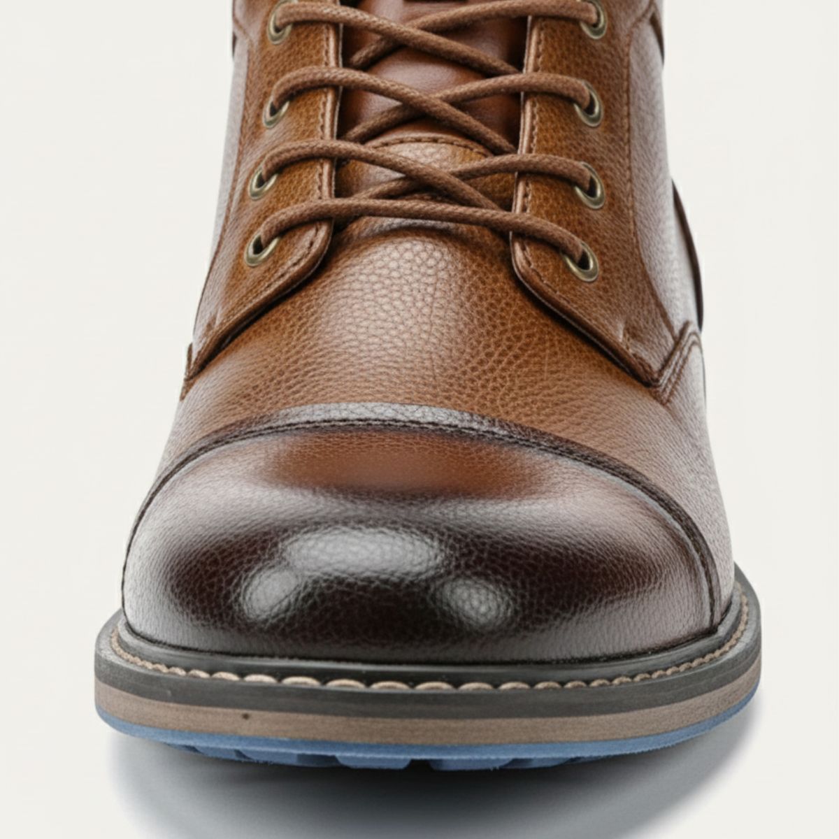 The Derbyshire - Läderkängor med snörning och greppande sula för män