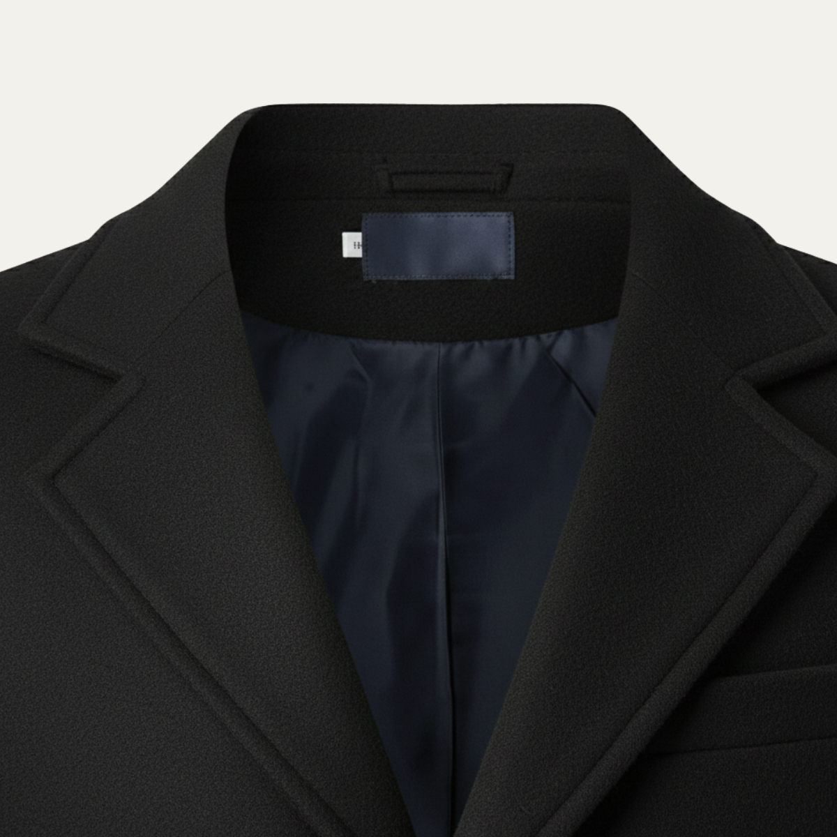 The Wilshire - Herr Lång Dubbelknäppt Ullblandning Smart Kappa