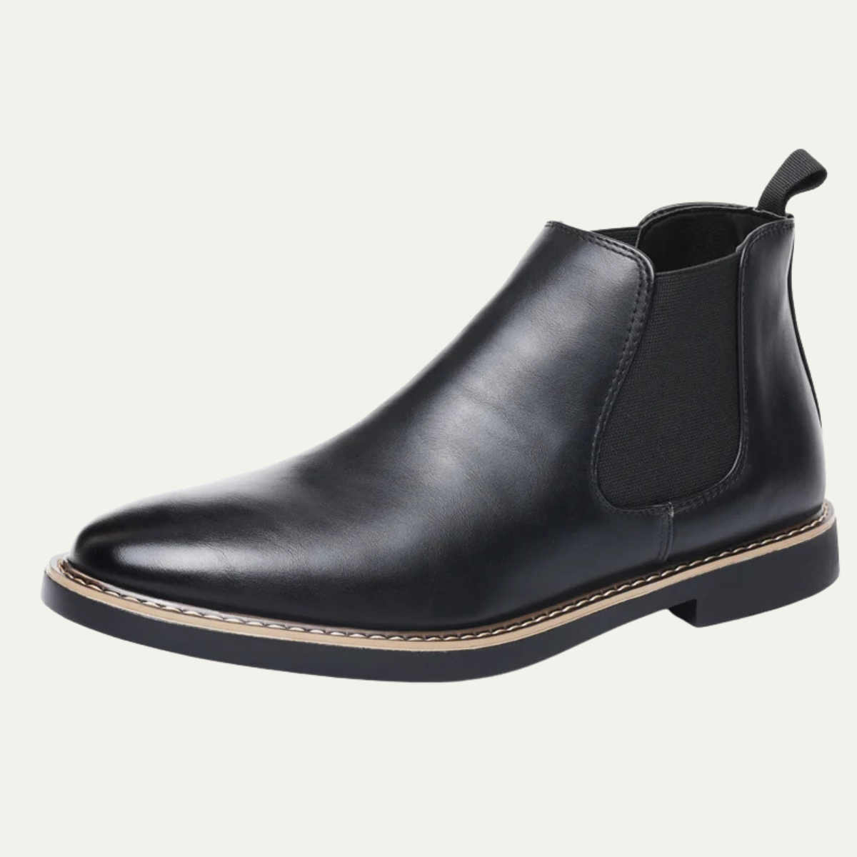 The Bradford - Herr Casual Slip On Ankel Läder Chelsea Stövlar
