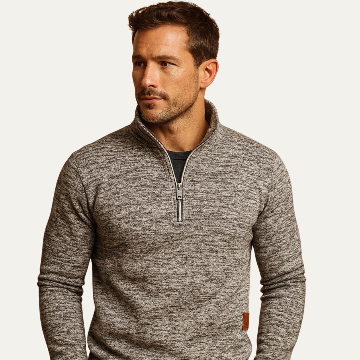 Pullover med båtringning Belgrave Quarter Zip för en avslappnad och trendig stil