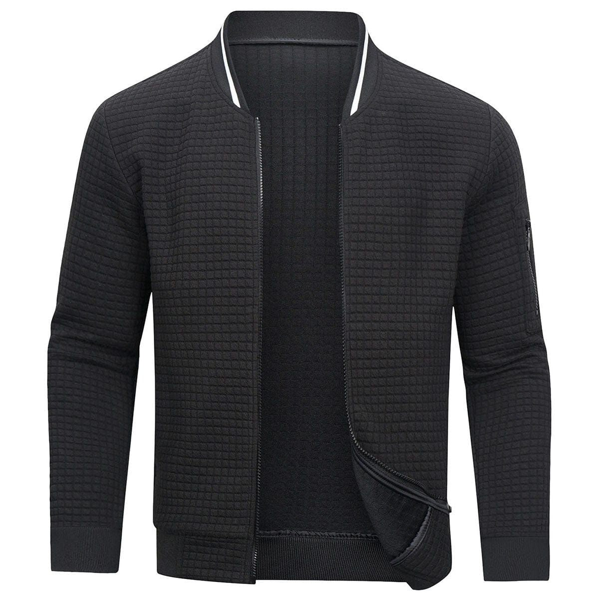 Oakshade Quiltad Jacka – Avslappnad Zip-up Väst för Alla Tillfällen
