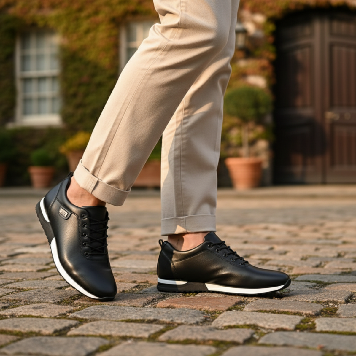 The Langford - Bond Street skor för män Lädersneakers