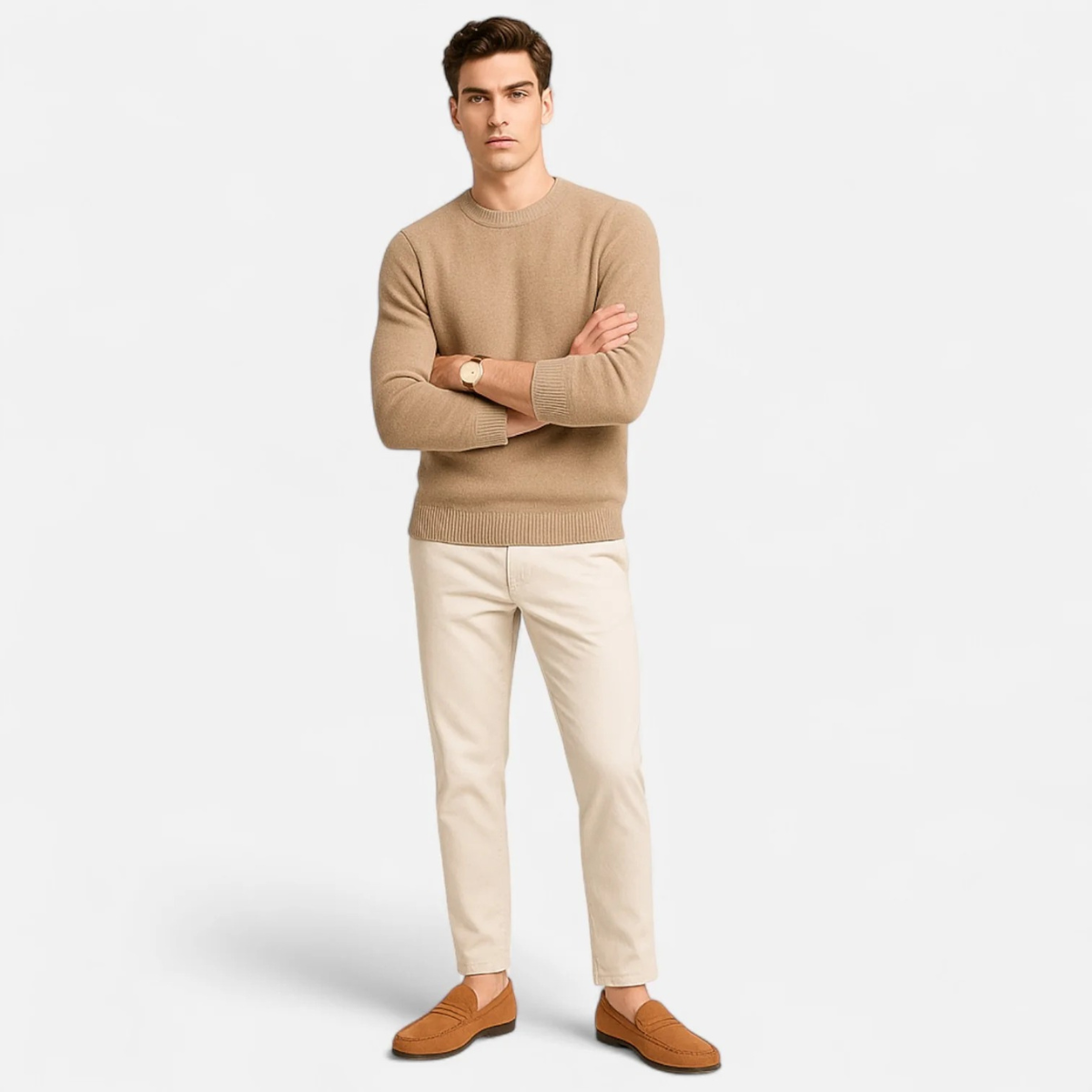 The Marostica - Herr Suede Klassiska Mokasiner Slip On Loafers