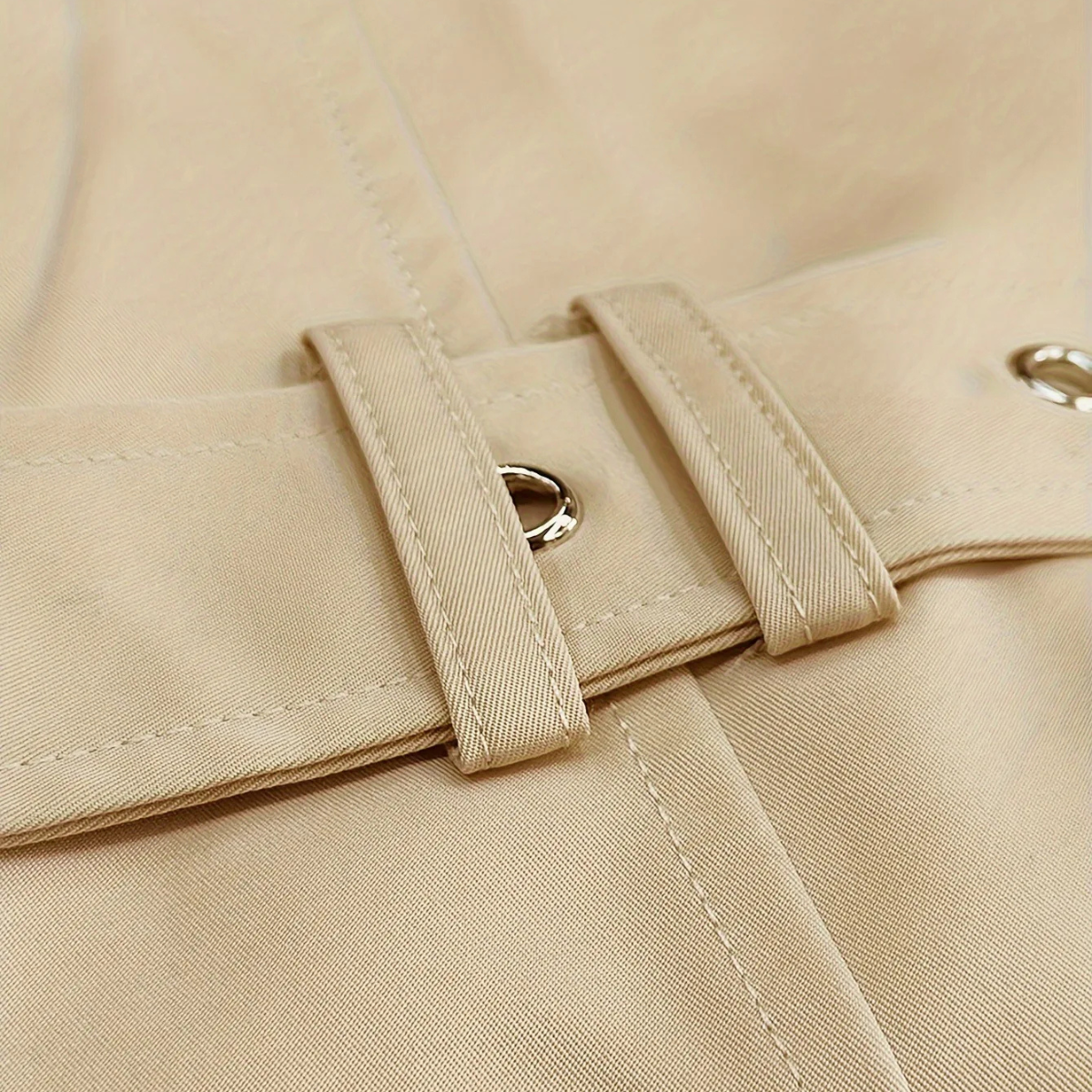 The Crownport – Klassisk Dubbelknäppt Trenchcoat för Herr