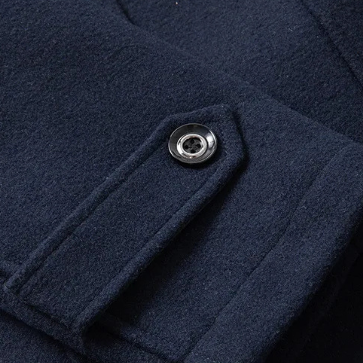 The Kensington - Herr Dubbelkrage Affärsull Trench Coat