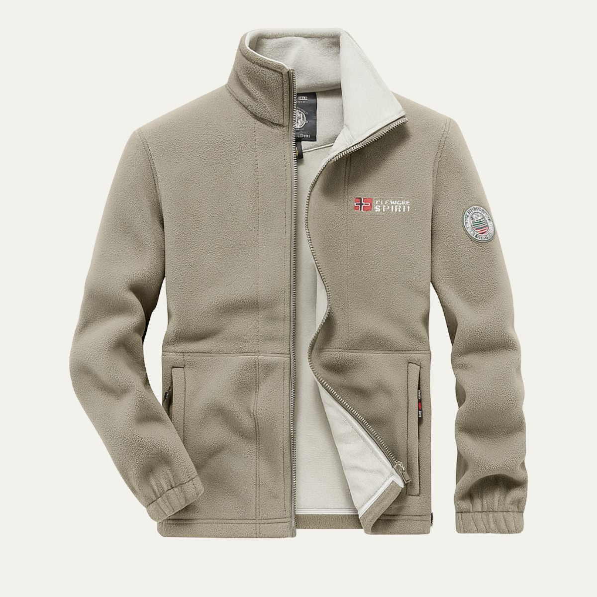 The Oslo – Premium Fleecejack Herr med Vindtät Komfort