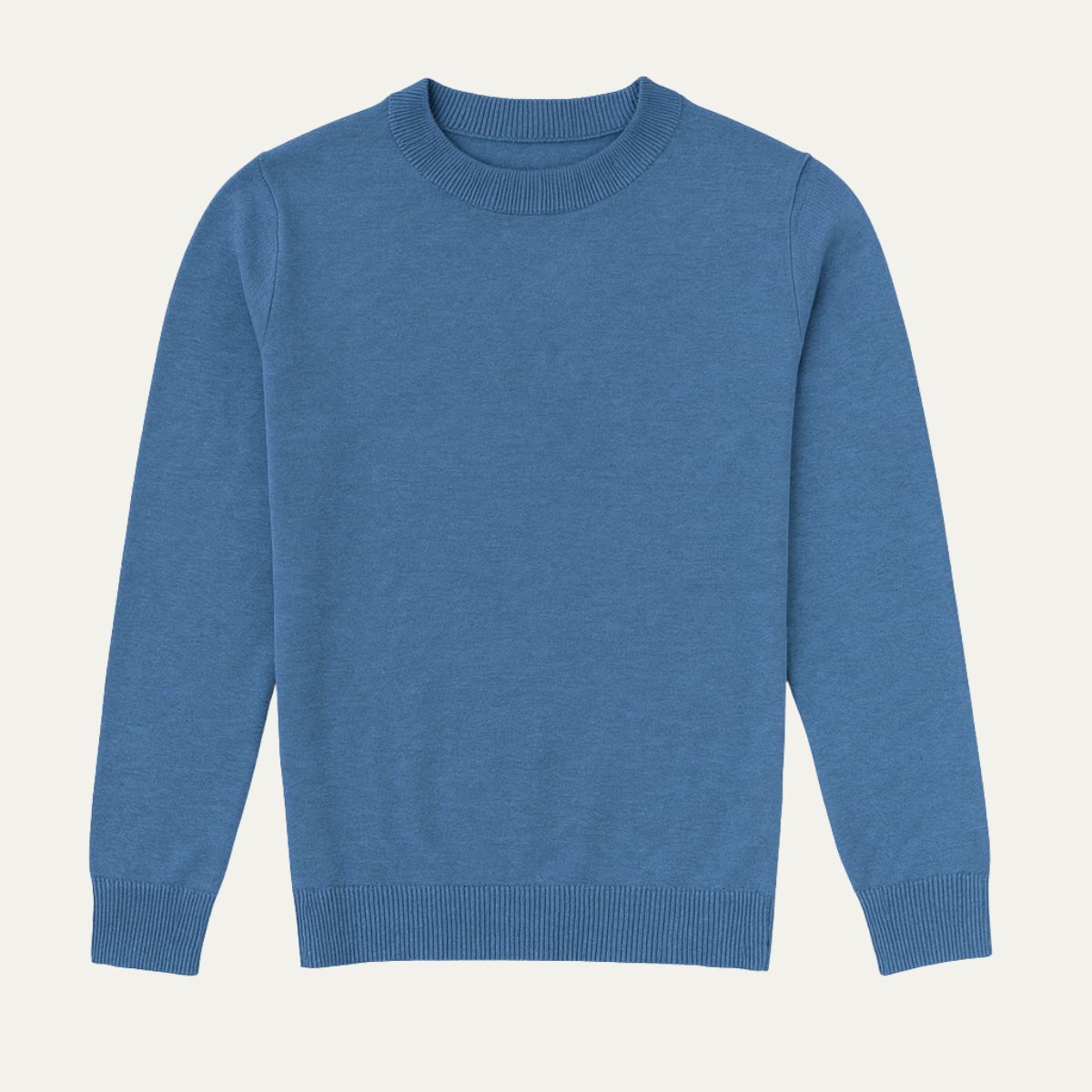 Henley-pullover med rullekrage för herrar, klassisk stil och ultimat komfort