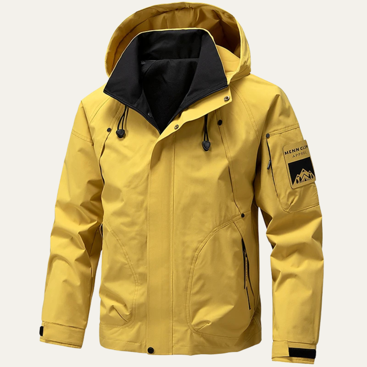 The Everfort - Vattentät Regnjacka – Vindskyddande Huva Utomhusjacka