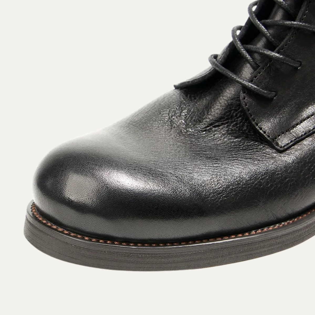 The St Davids - Herrskor i Läder Retro Casual Snörning