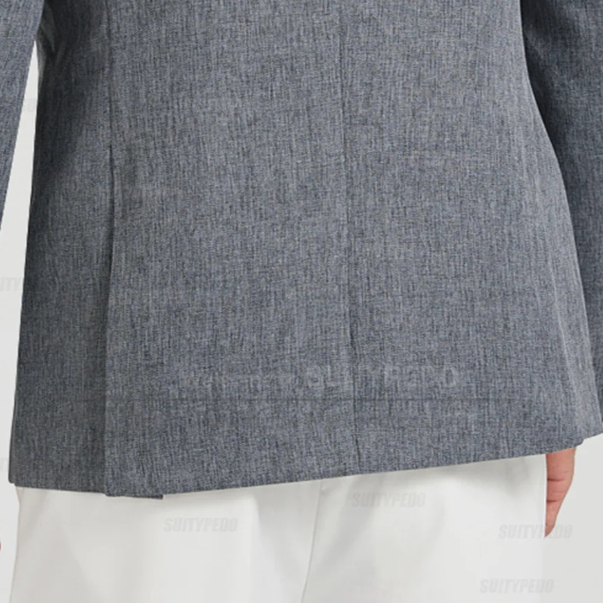 The Mandello - Herrars Enknäppt Lättvikts Slim Fit Lin Blazer Jacka