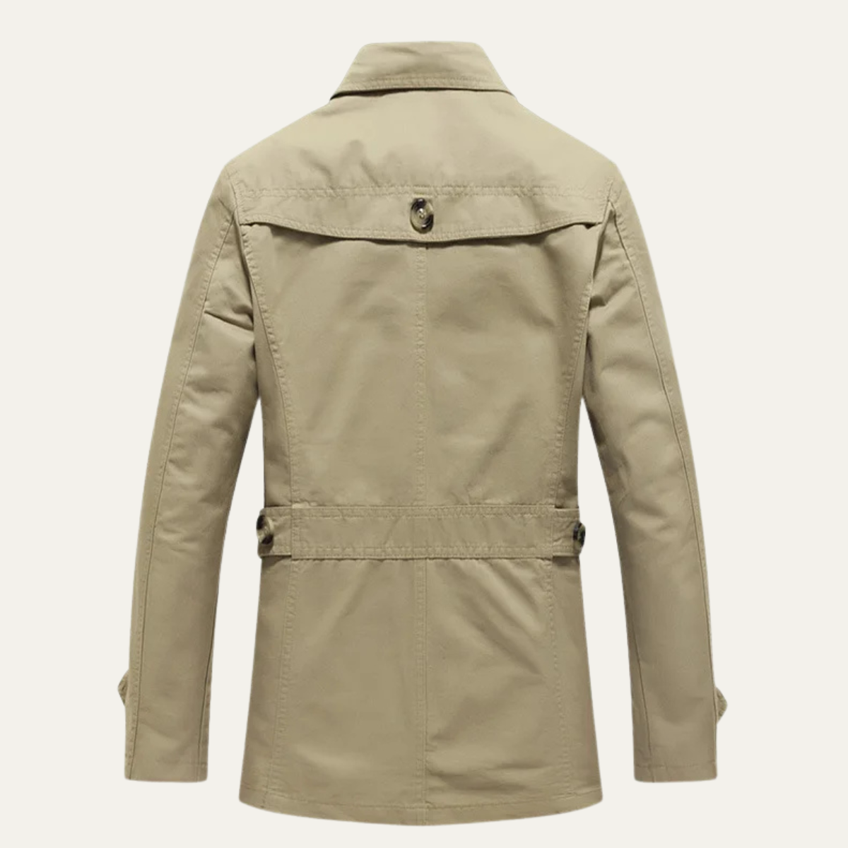 The Royalton -mTrenchcoat – Klassisk Dubbelknäppt Vattentät Kappa