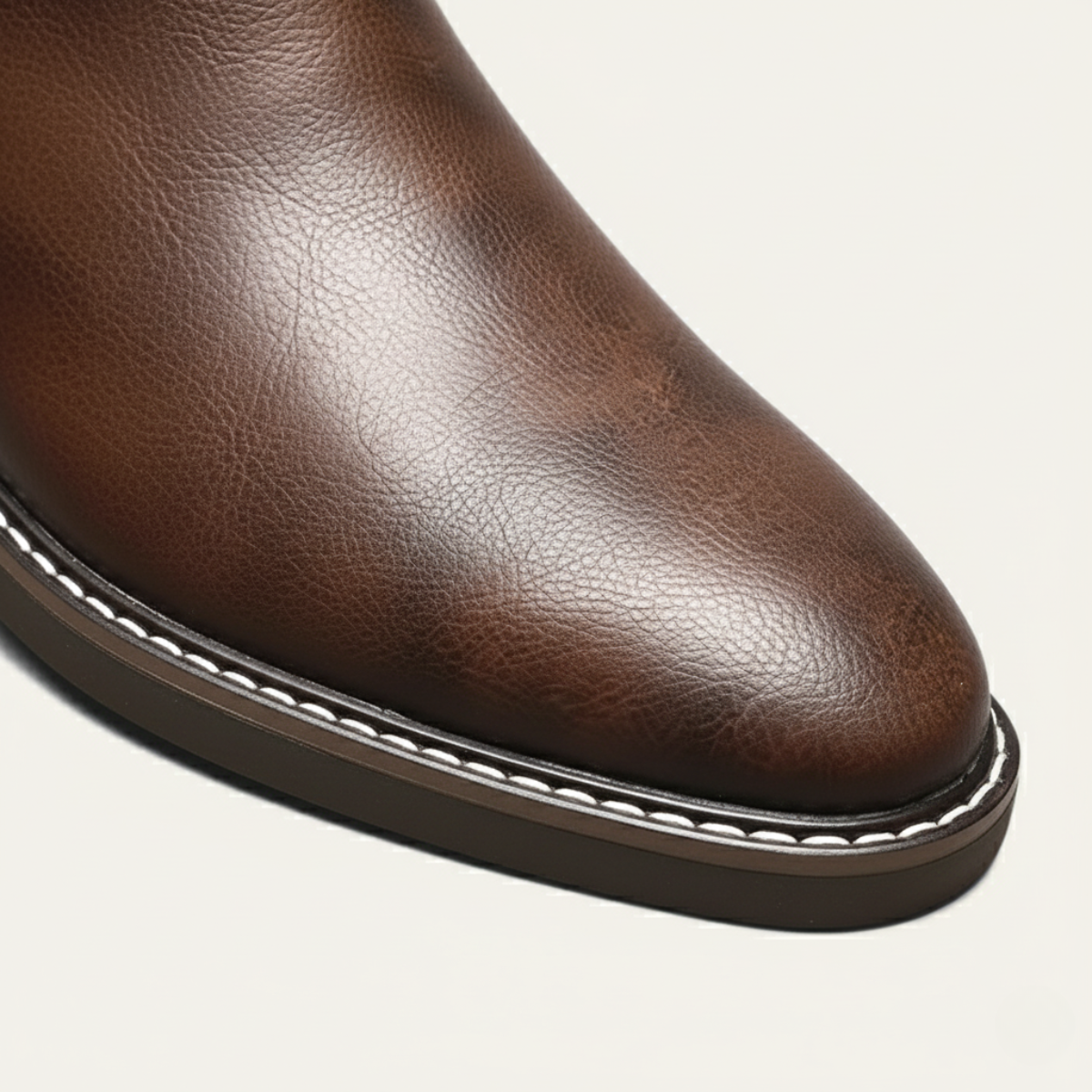 The Wrexham - Herrens Casual Läder Slip-On Chelsea Boots